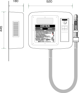 概略寸法図 NDP-WOH-C
