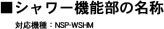 機能名称