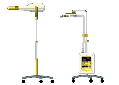 壁付型ドライヤー　スタンド型〈NDP-SOG〉／スタンドホース型〈NDP-SOH〉